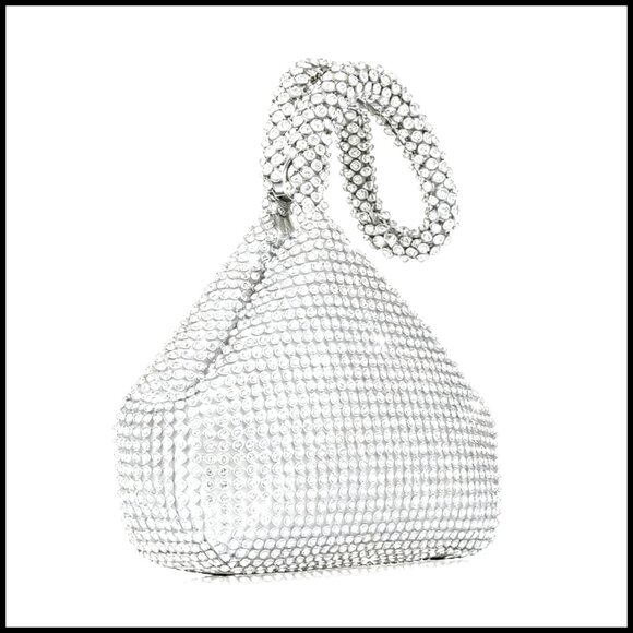 Handbags - Sparkly Rhinestone Evening Bag Elegant Glitter Clutch Wedding Party
